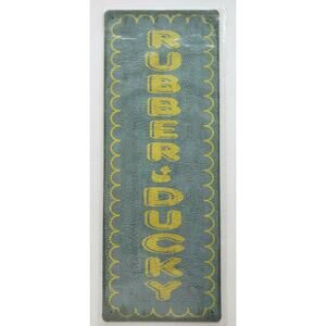 Rubber Ducky Ohio Wholesale Inc.16 x 6 Rustic Retro Metal Signs 27884